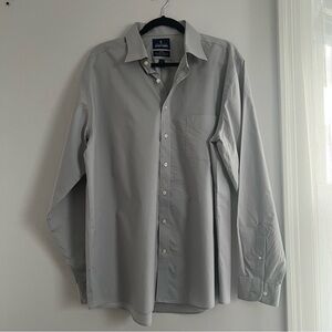 Stafford Men's Gray Dress Shirt